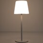 Voir la diapositive 5 : Paris Prix Lampe à Poser Extérieur  Rechargeable  40cm Blanc