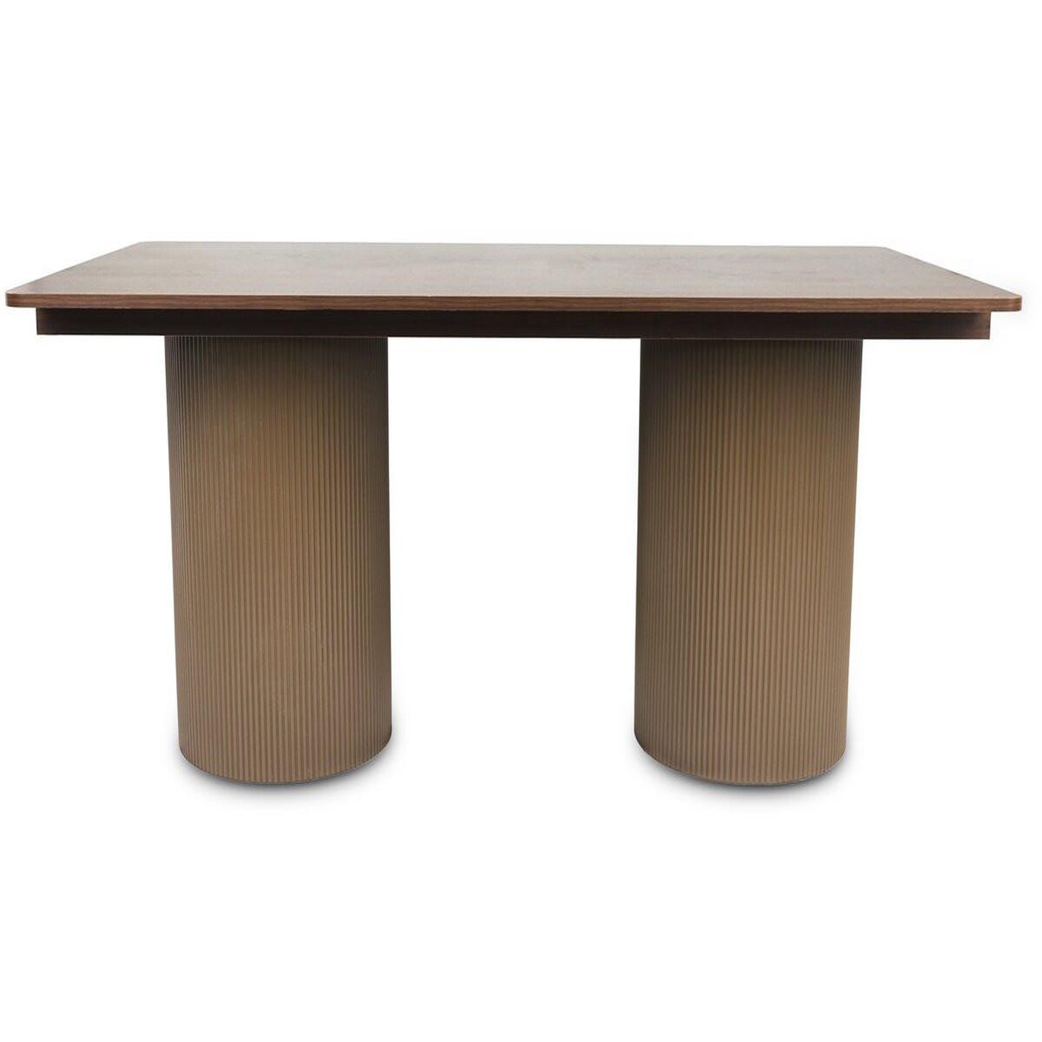 Habitat et Jardin Table à manger ovale en bois  zénith  - 180 cm - 8 places - marron