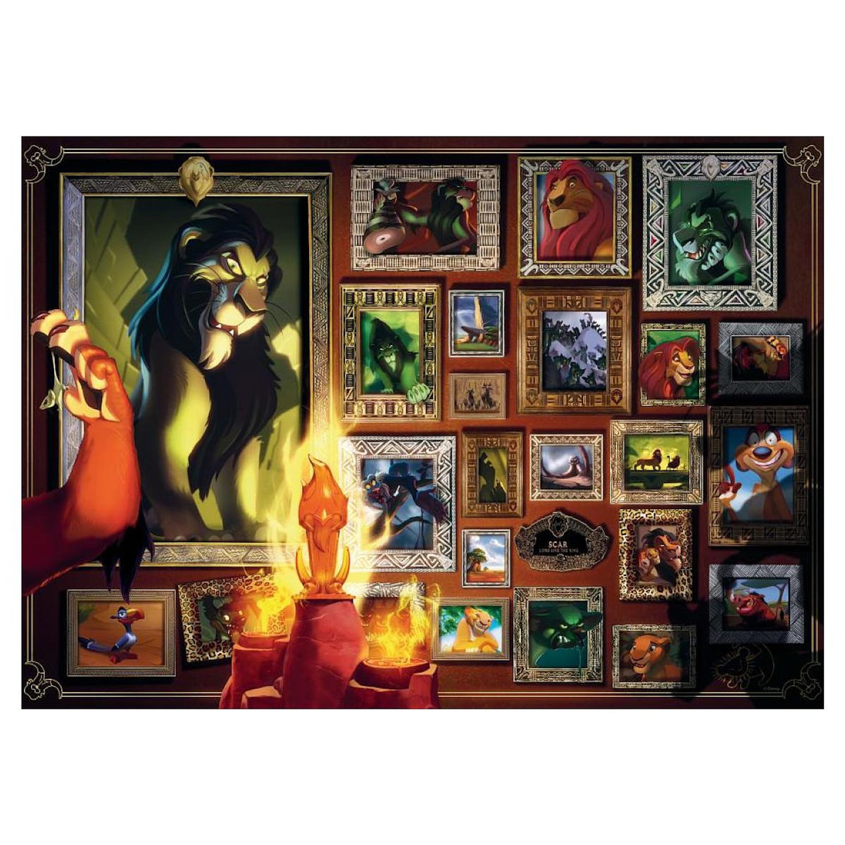 RAVENSBURGER Puzzle 1000 p Scar Disney Villainous