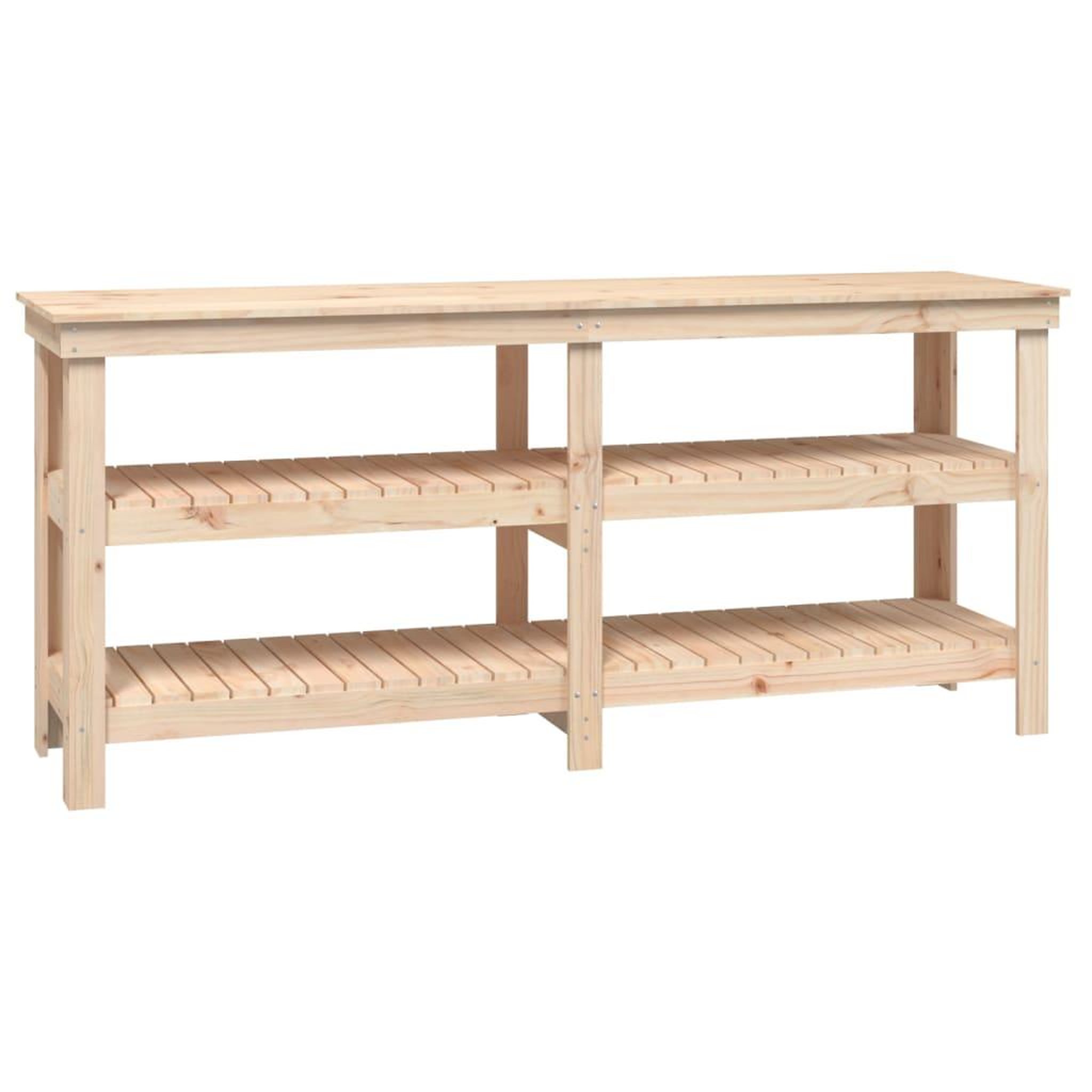 Voir la diapositive 2 : VIDAXL Banc de travail 181x50x80 cm Bois de pin massif