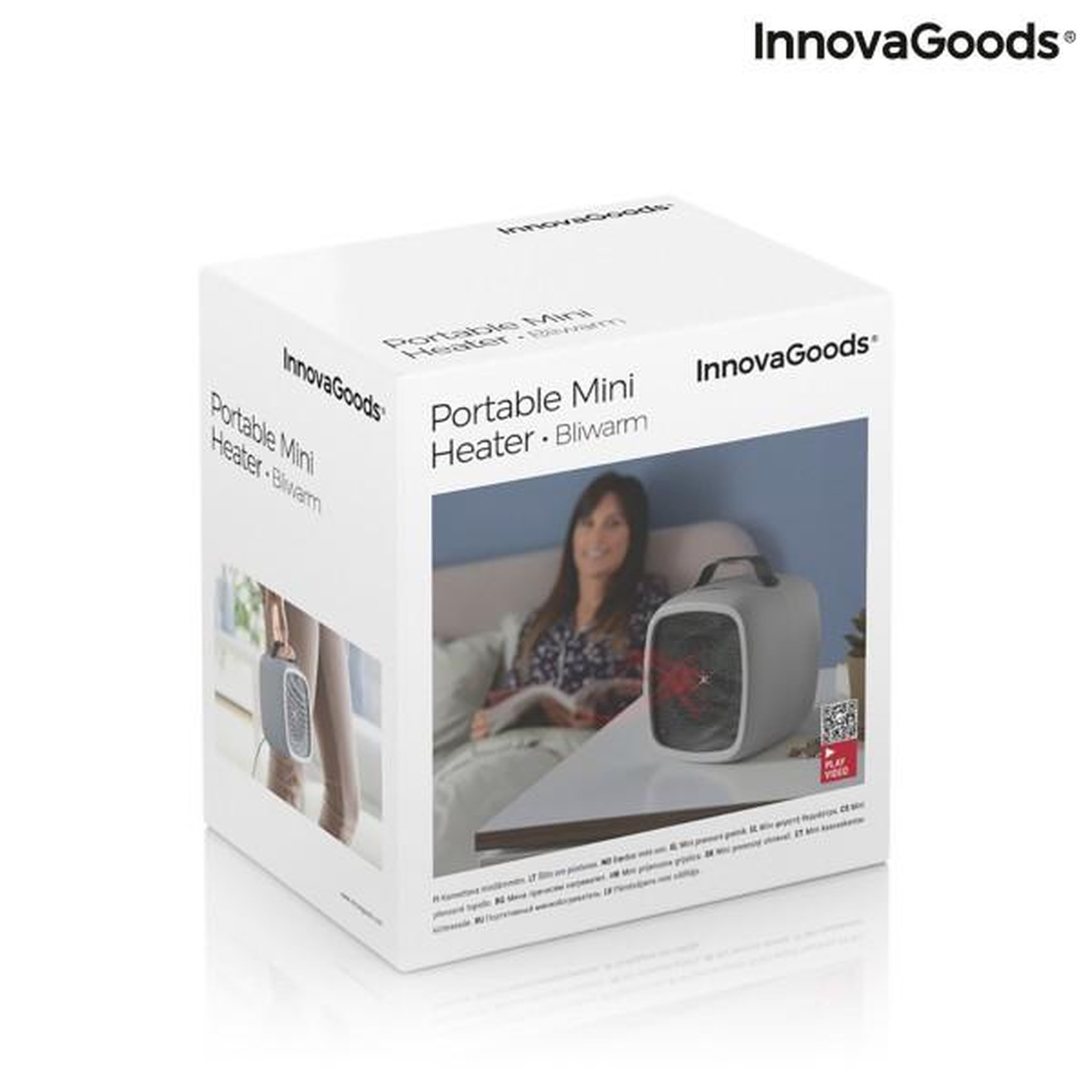 Voir la diapositive 2 : INNOVAGOODS Mini-Chauffage Électrique Portatif Bliwarm InnovaGoods