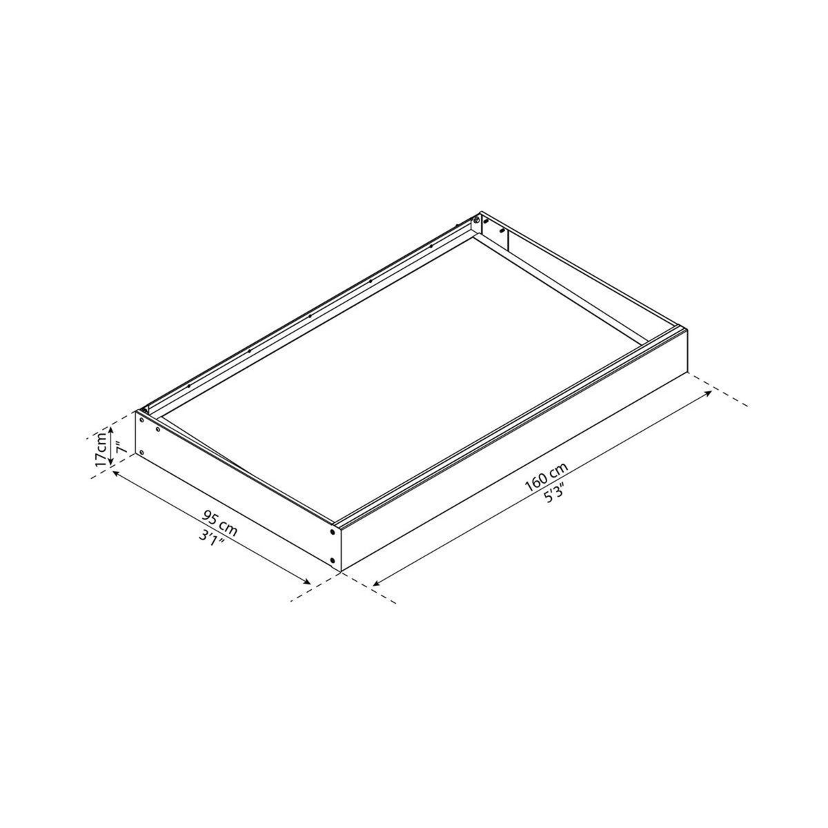 Canopia by PALRAM Marquise 95 x 160 cm Anthracite - SOPHIA 1600