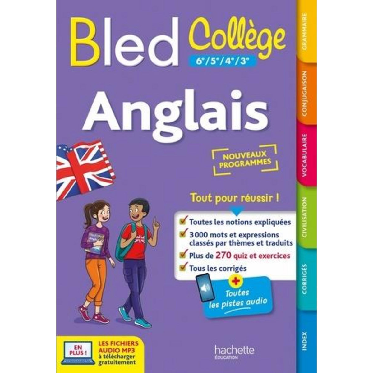 ANGLAIS 6E A 3E LE BLED COLLEGE. EDITION 2023, Bonnet Carole