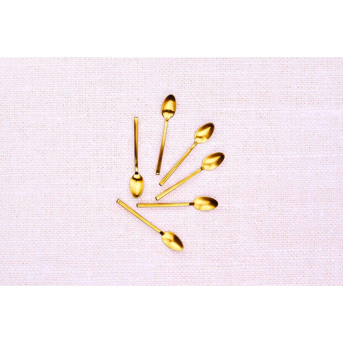 BJORN Coffret 6 petites cuillères OLAF - Gold