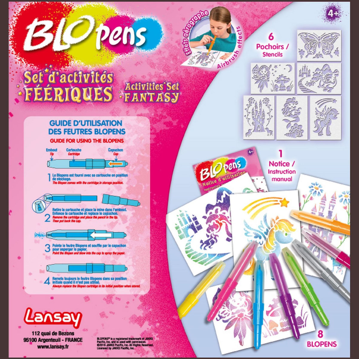 LANSAY Set d'activités féériques Blopens