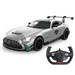 Jamara Mercedes-AMG GT2 1:14 argent portes manuelles
