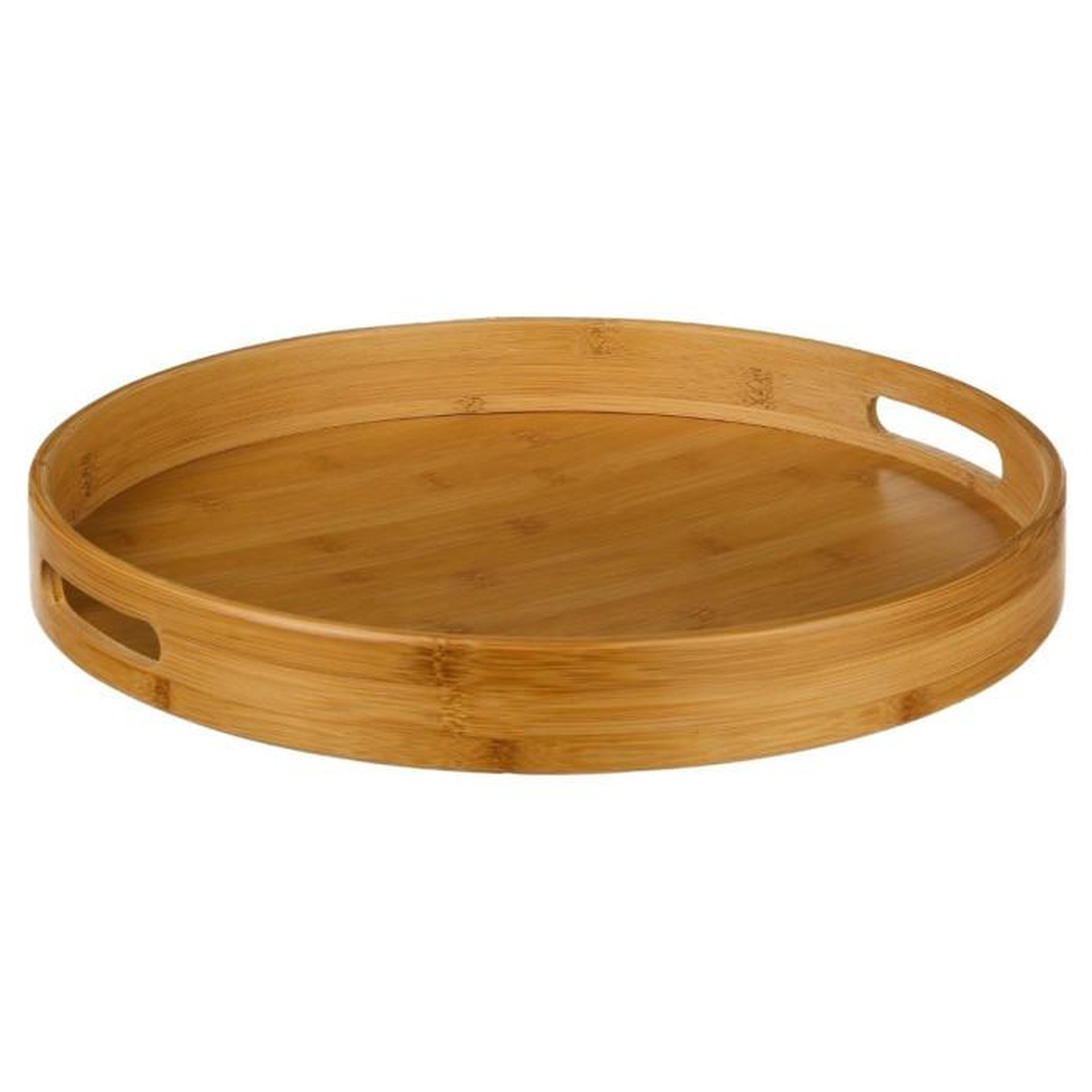 FIVE Plateau de Service Rond  Bambou  40cm Naturel