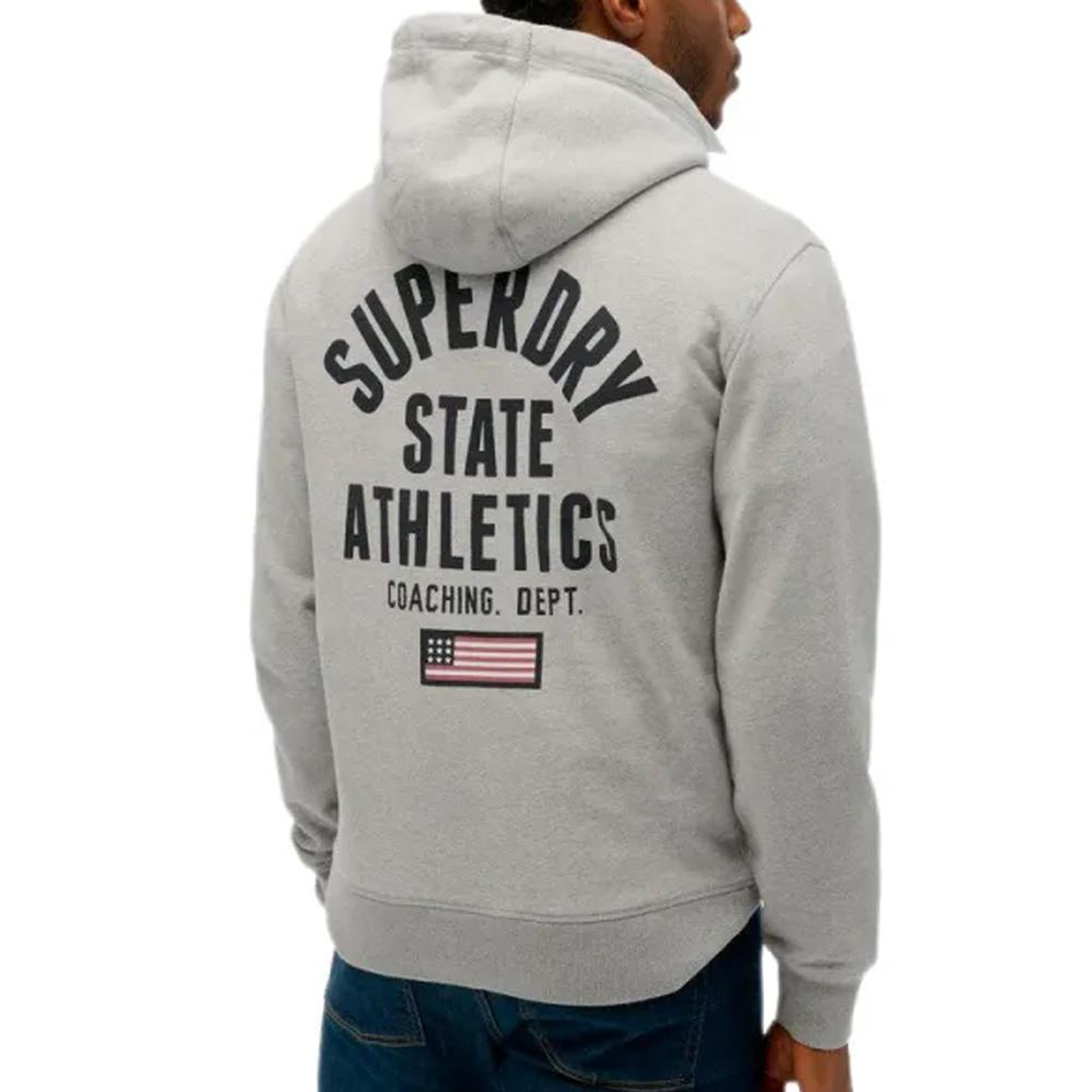 Voir la diapositive 2 : SUPERDRY Sweat Gris Homme Superdry Athletic
