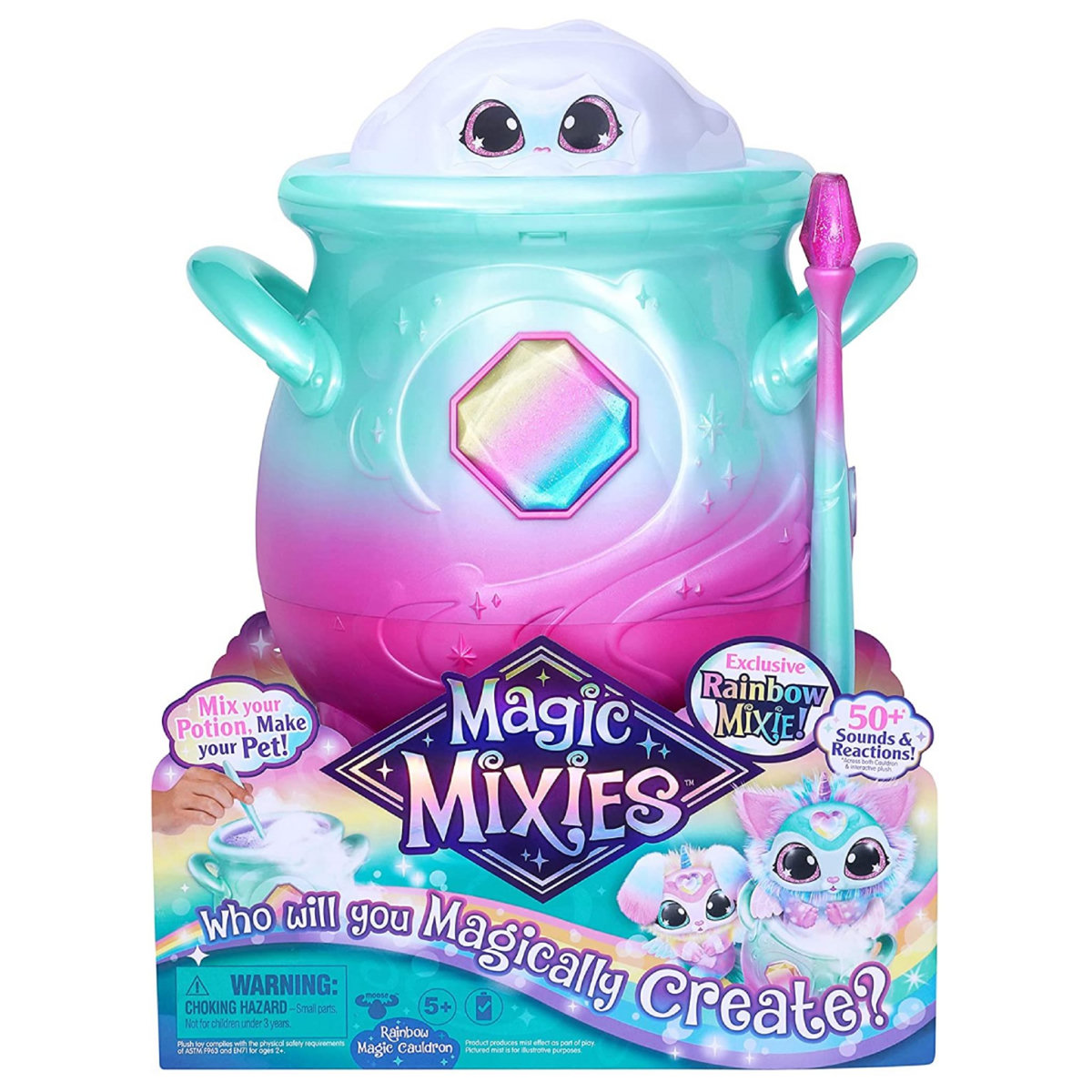 MOOSE TOYS Chaudron magique Arc en Ciel - My Magic Mixies 