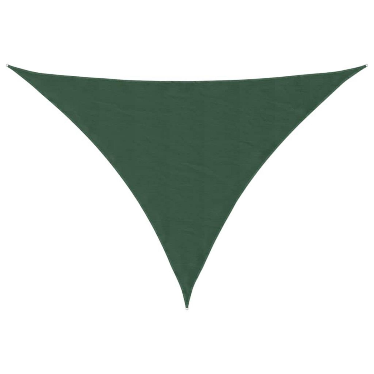 VIDAXL Voile parasol tissu oxford triangulaire 4x4x5,8 m vert fonce