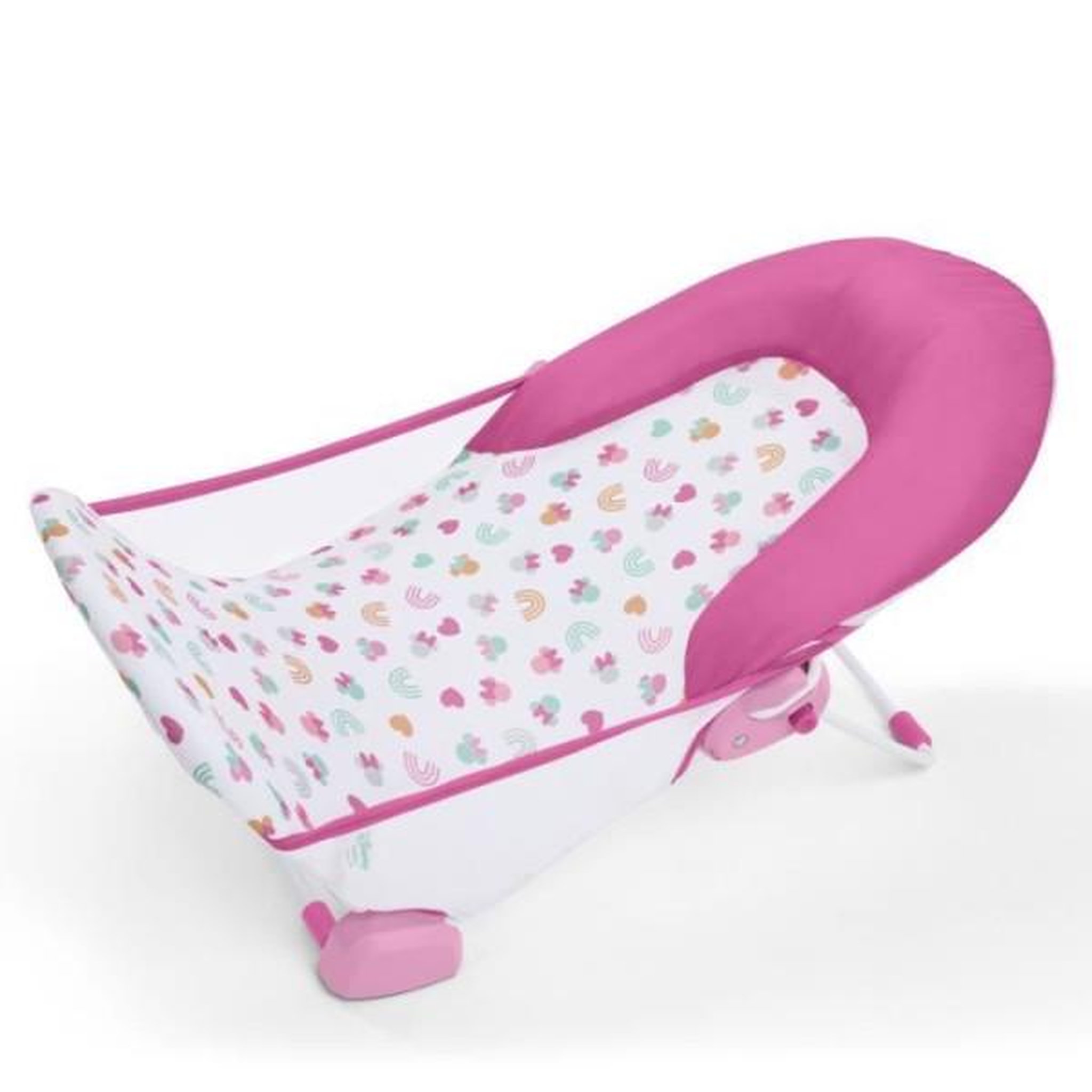 Bright Starts Transat - Anneau DISNEY BABY- MINNIE-  de bain pour bébé fille pliable rose