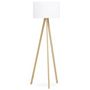 Voir la diapositive 3 : Paris Prix Lampadaire Trépied  Fidelio  159cm Naturel & Blanc