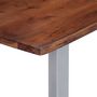 Voir la diapositive 3 : VIDAXL Table basse avec bord naturel 115x60x40 cm Bois d'acacia massif