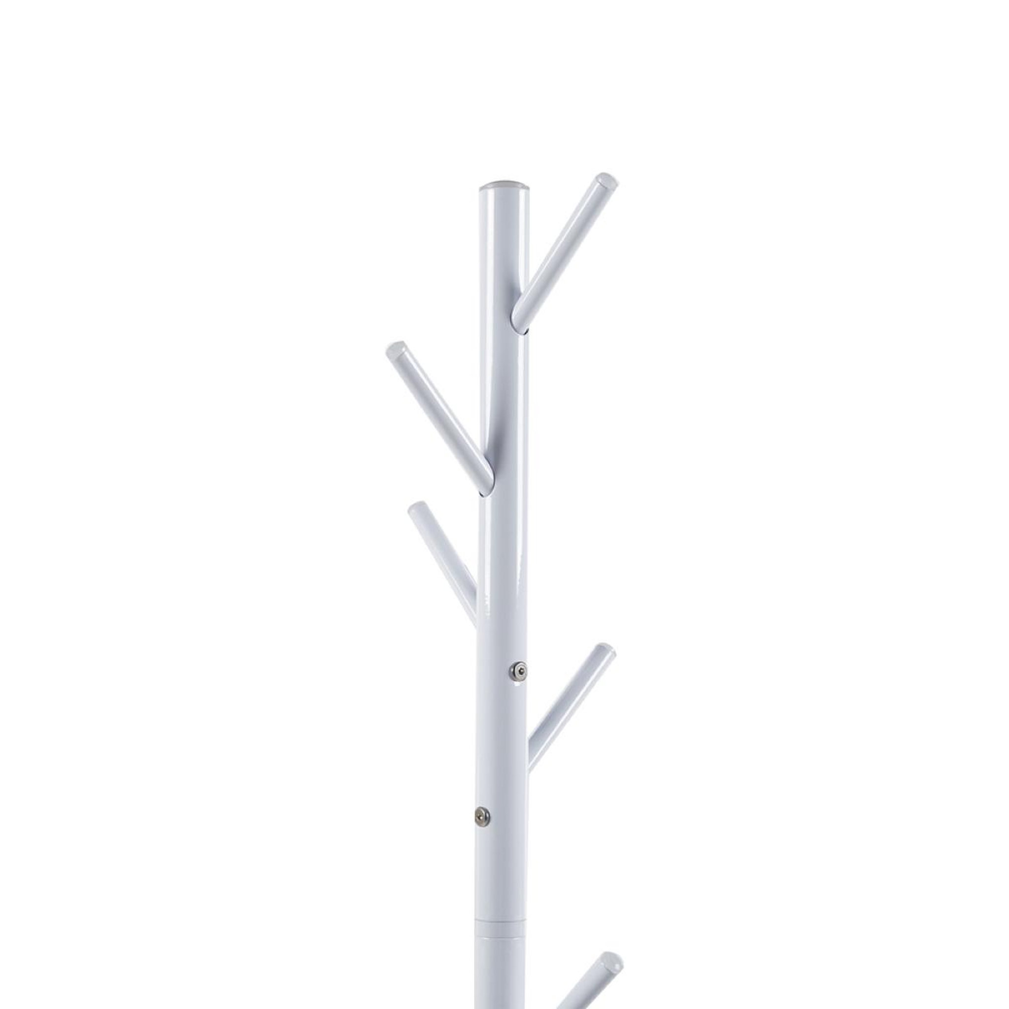 Voir la diapositive 3 : JLC KREATION Porte manteaux design blanc en métal cactus