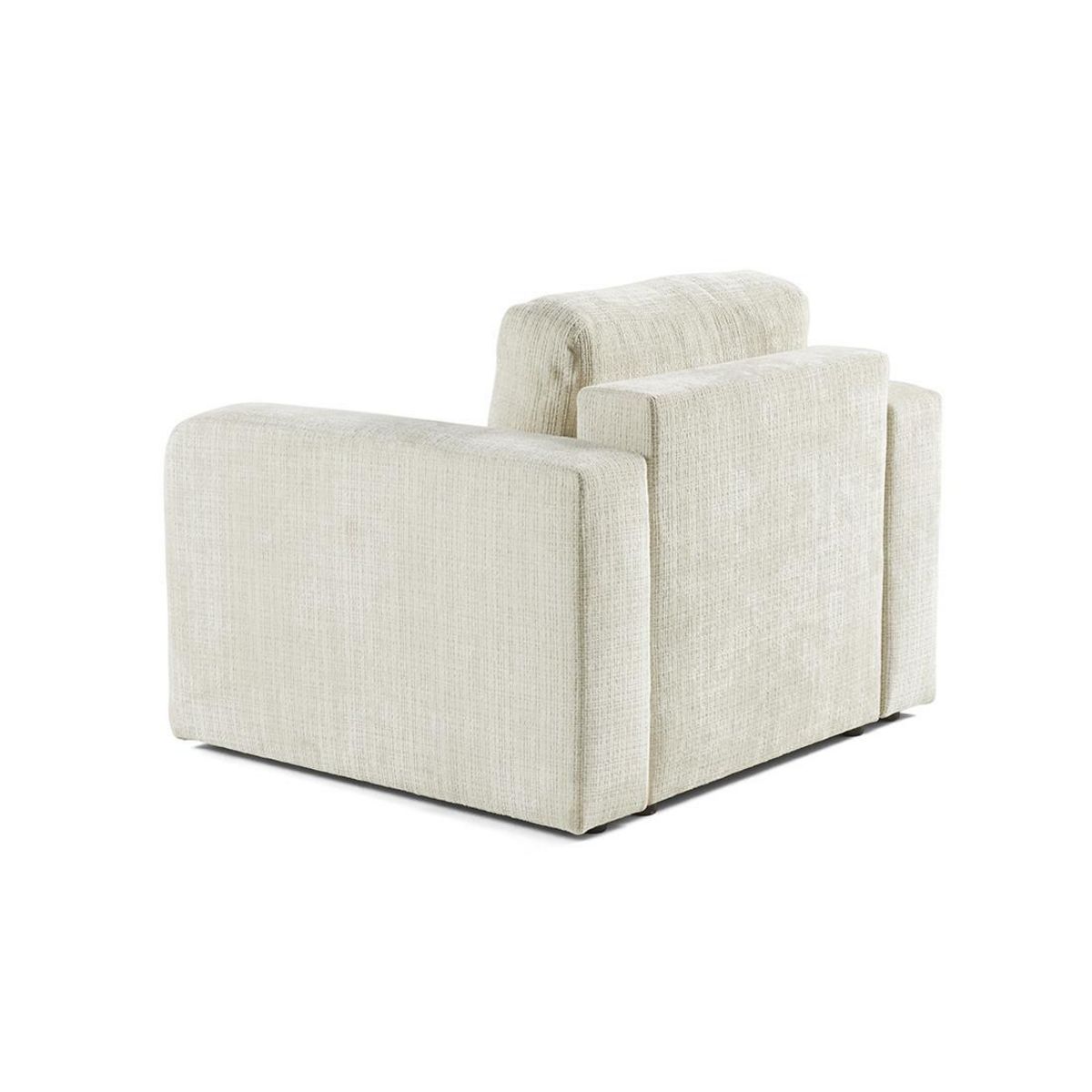 BEST MOBILIER Miro - fauteuil en velours texturé