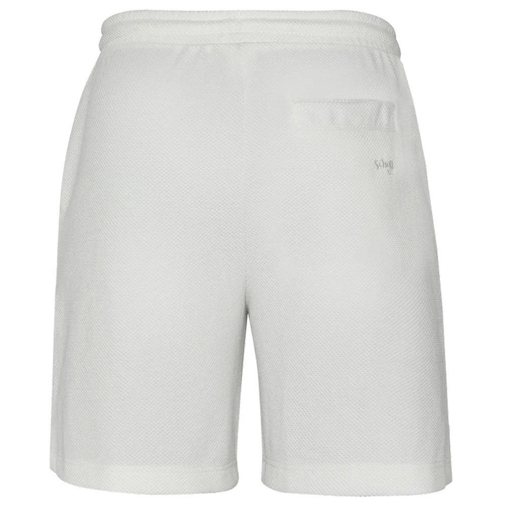 Voir la diapositive 5 : Schott Short blanc homme schott  maille technique