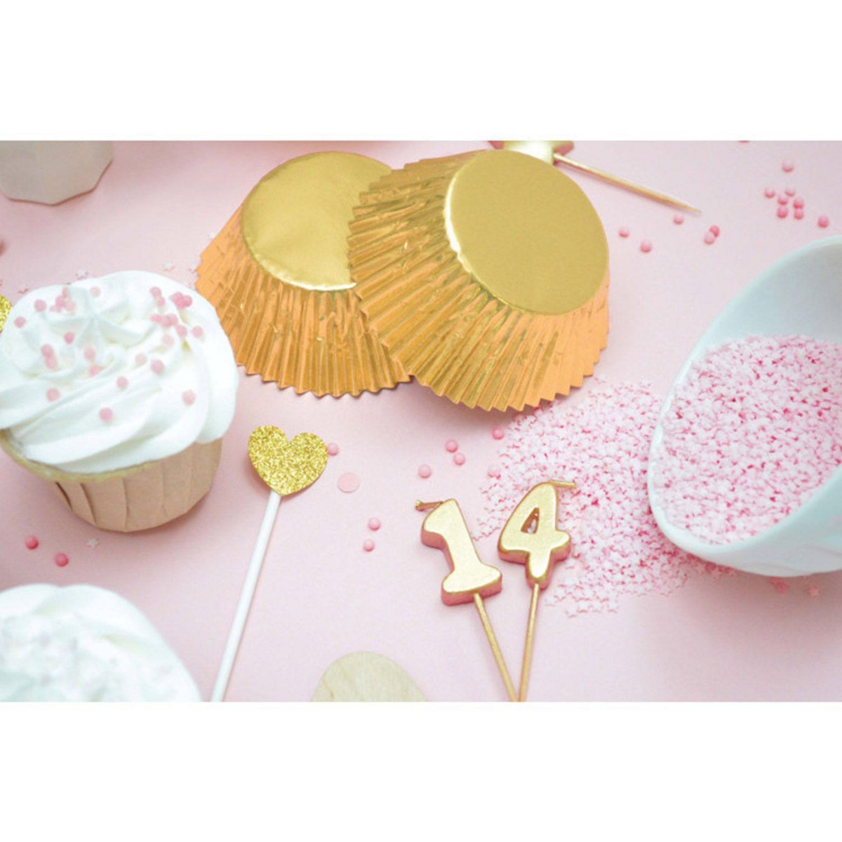 SCRAPCOOKING 15 bougies d'anniversaire Étoiles dorées