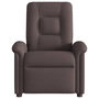 Voir la diapositive 5 : VIDAXL Fauteuil de massage inclinable electrique Marron fonce Tissu