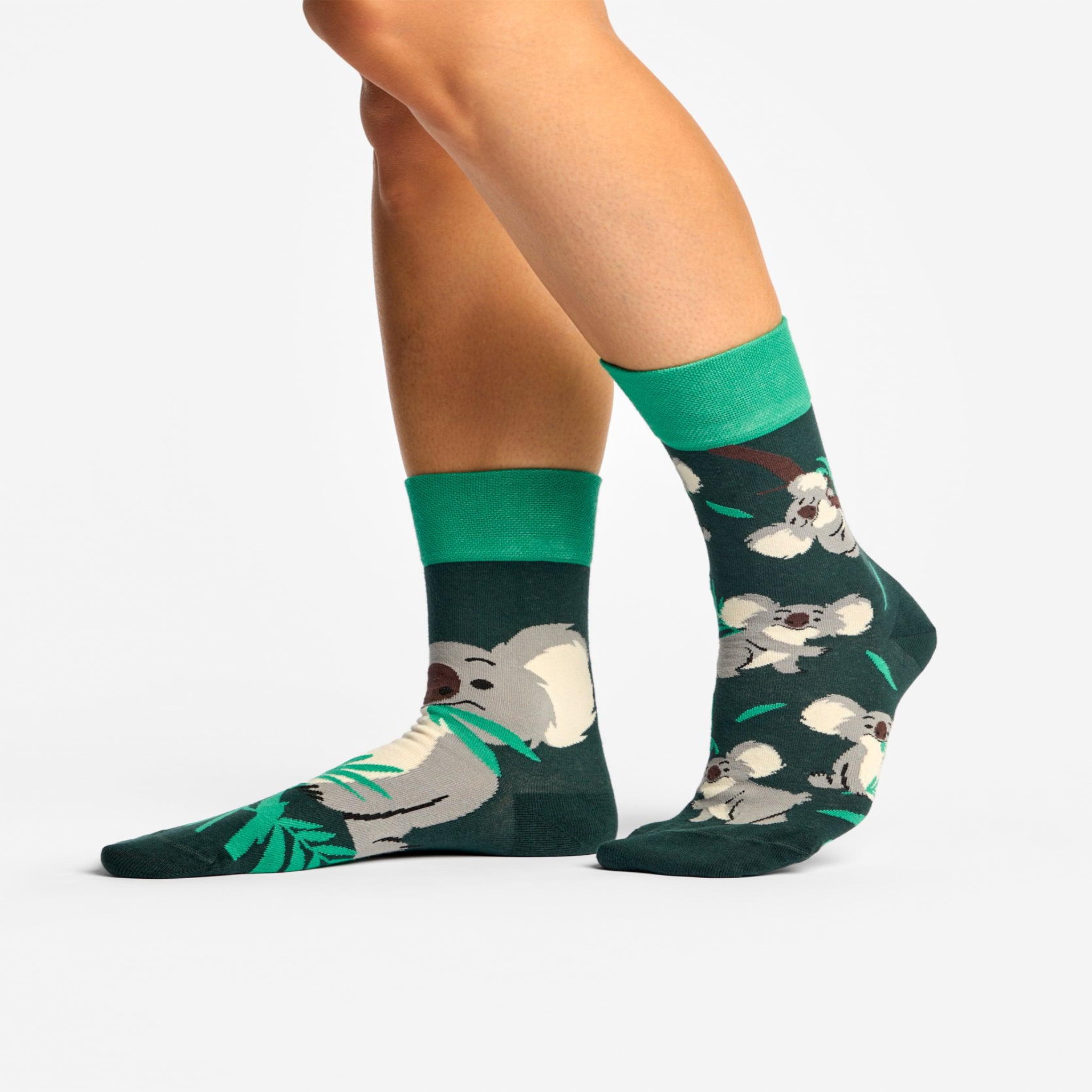 Voir la diapositive 3 : DEDOLES Chaussettes koala & feuilles