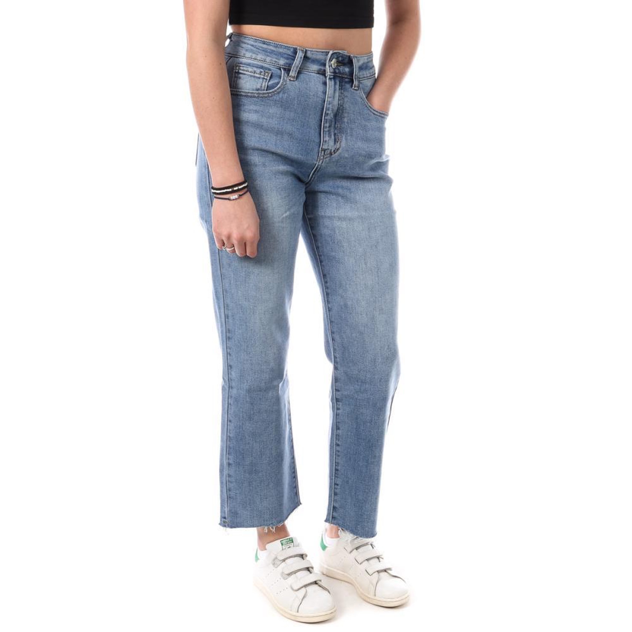Voir la diapositive 1 : MONDAY PREMIUM Jean Droit  Femme Monday Premium Droit Denim