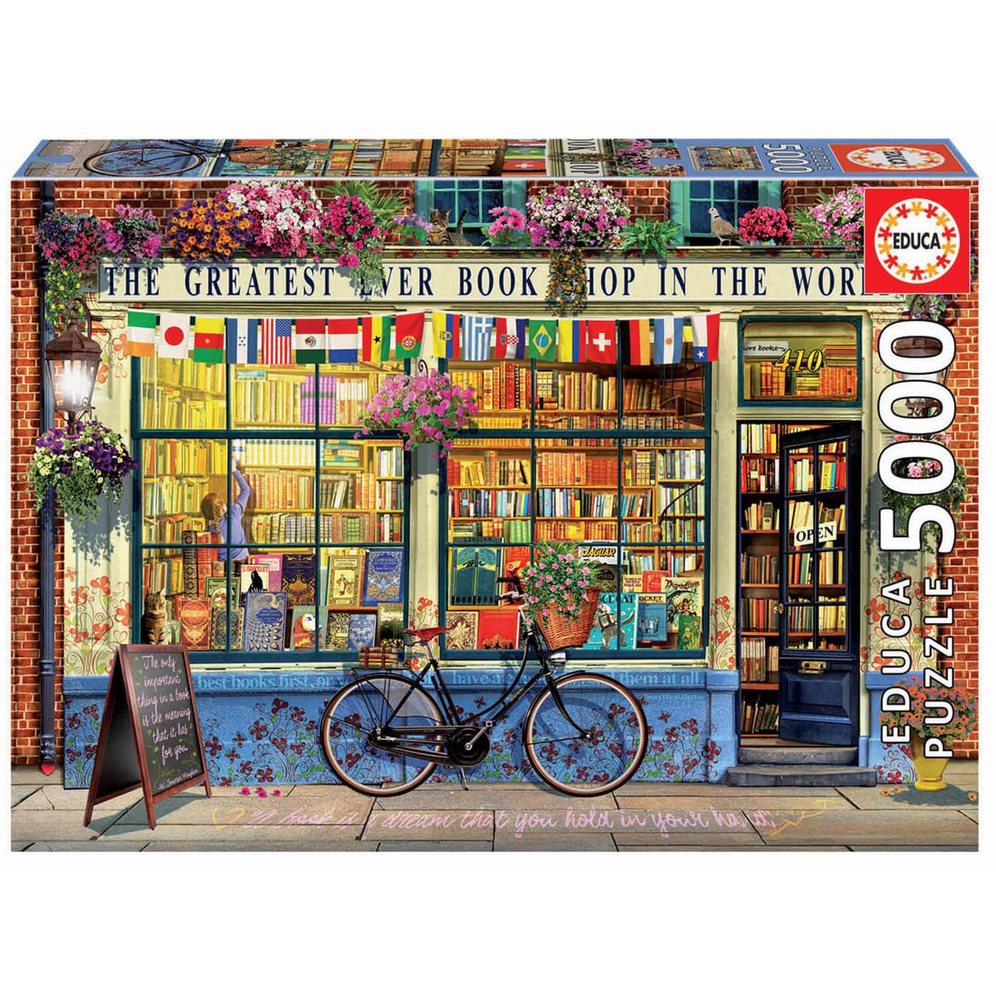 Voir la diapositive 2 : EDUCA LA MEILLEURE LIBRAIRIE DU MONDE - Puzzle de 5000 pieces