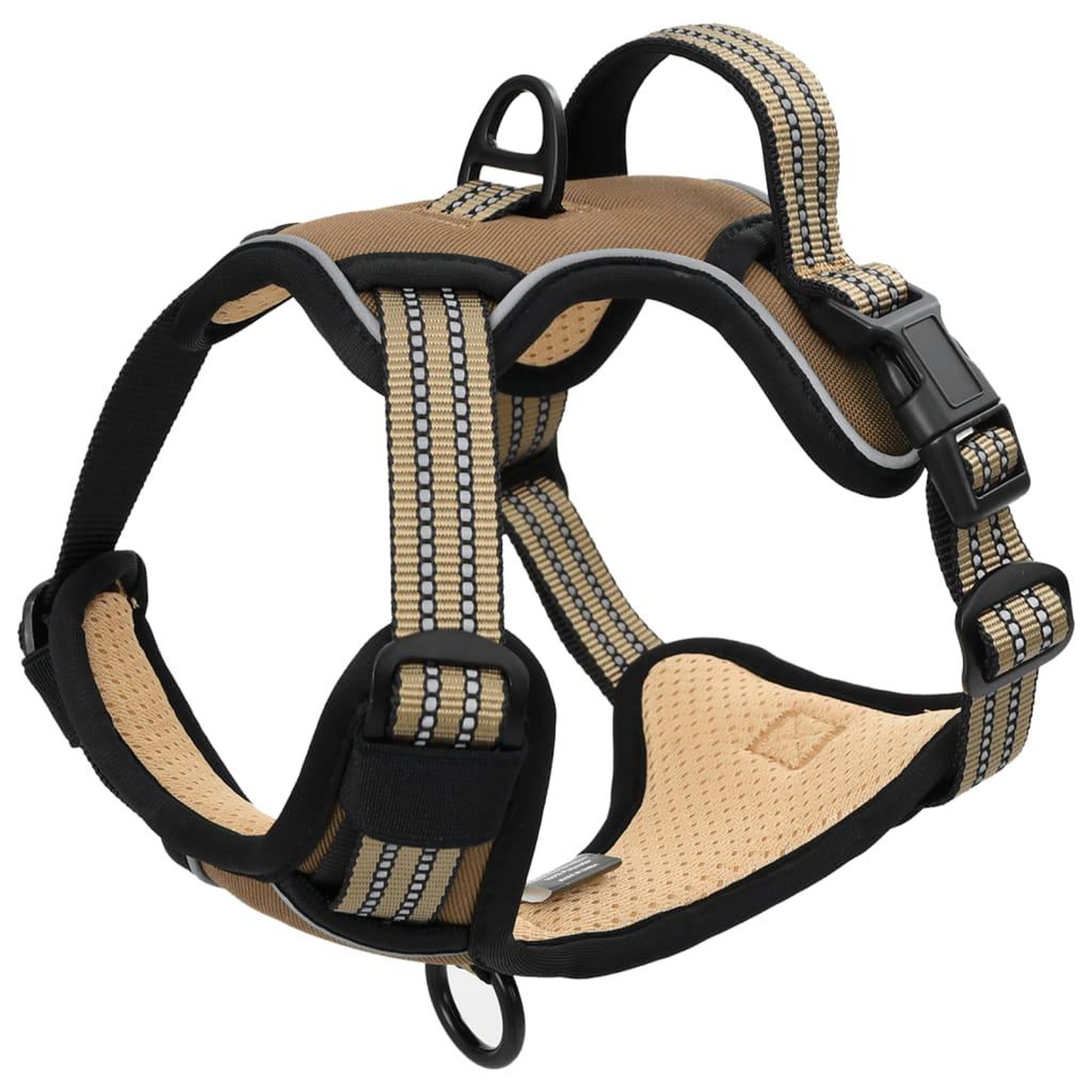 Voir la diapositive 4 : VIDAXL Harnais pour chien et bandes reflechissantes reglables XL