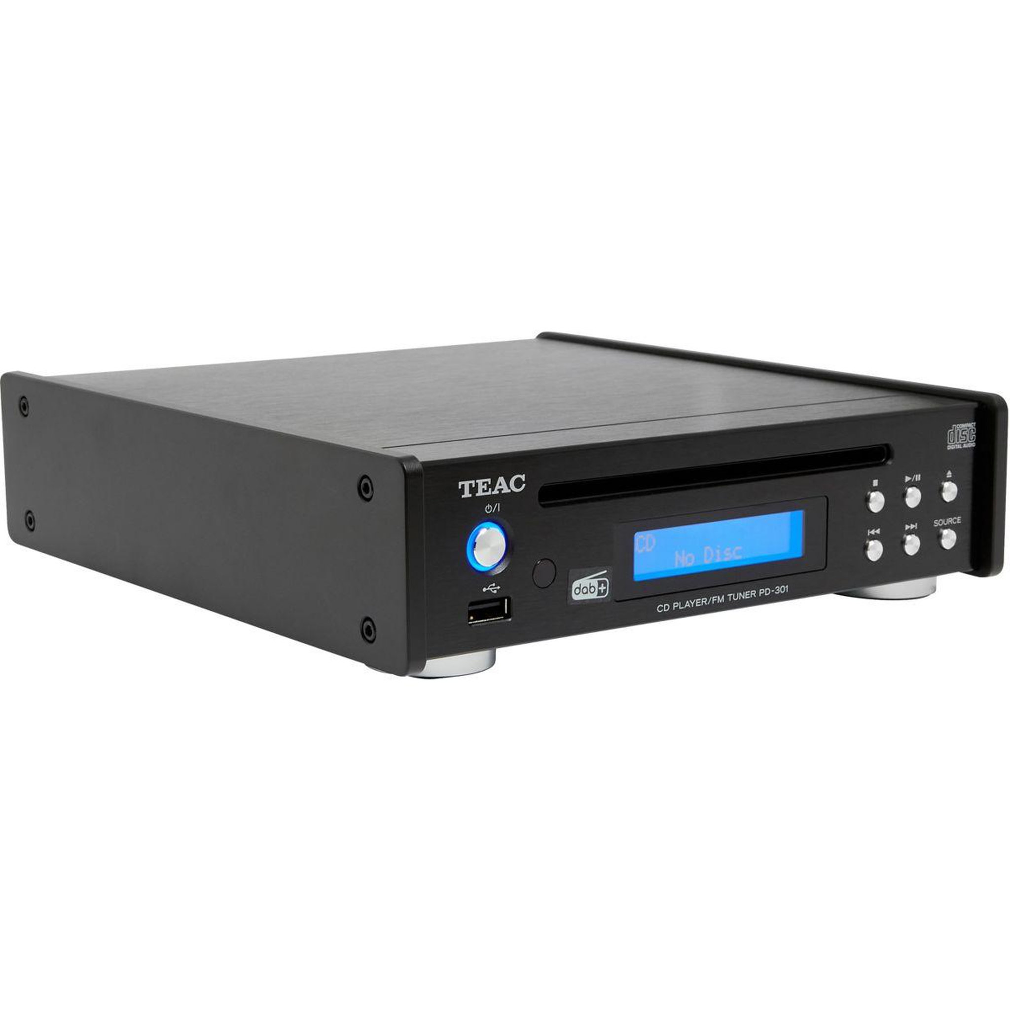 Voir la diapositive 2 : Teac Platine CD PD-301DAB-X noir