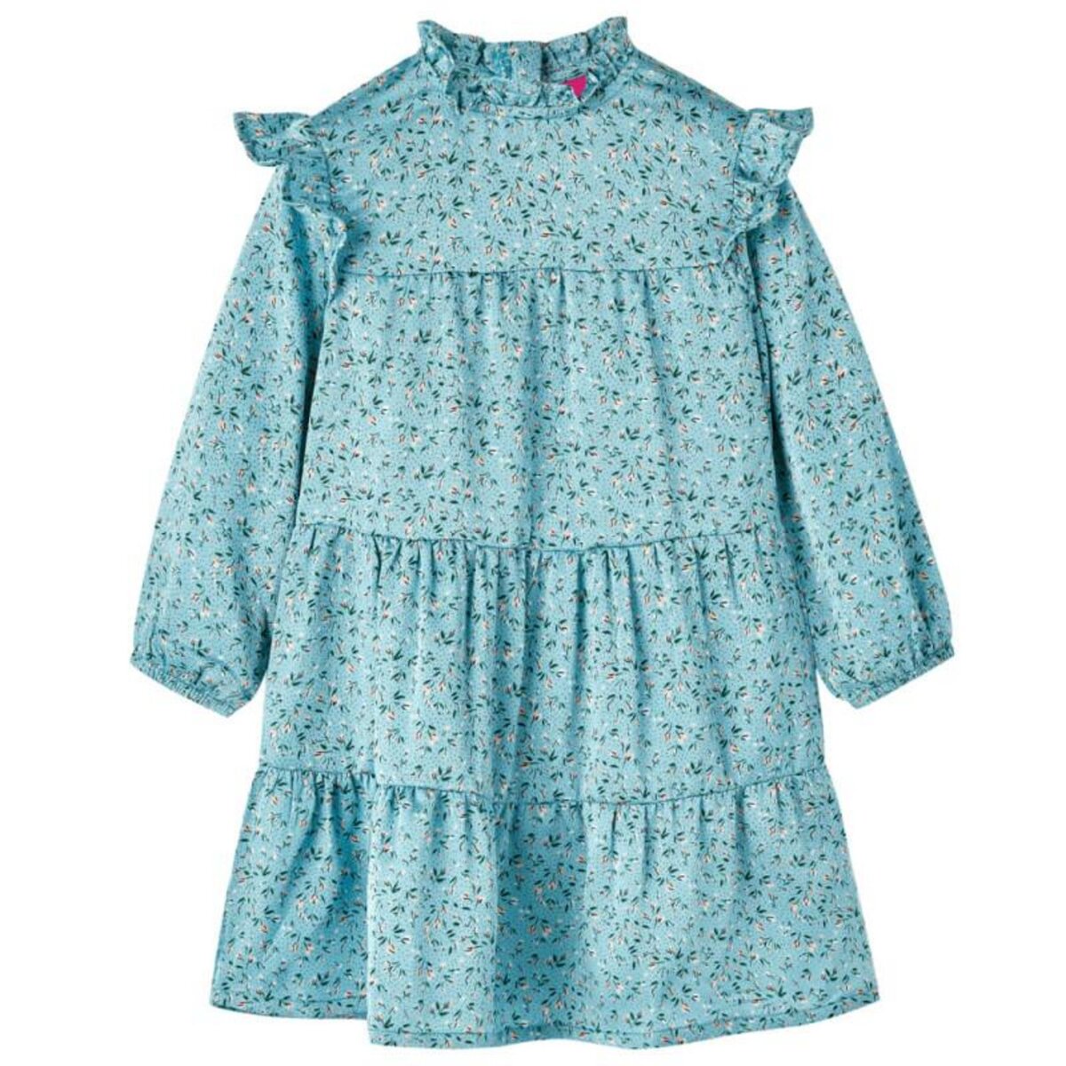 VIDAXL Robe enfants à manches longues bleu 116