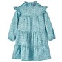 Voir la diapositive 1 : VIDAXL Robe enfants à manches longues bleu 116