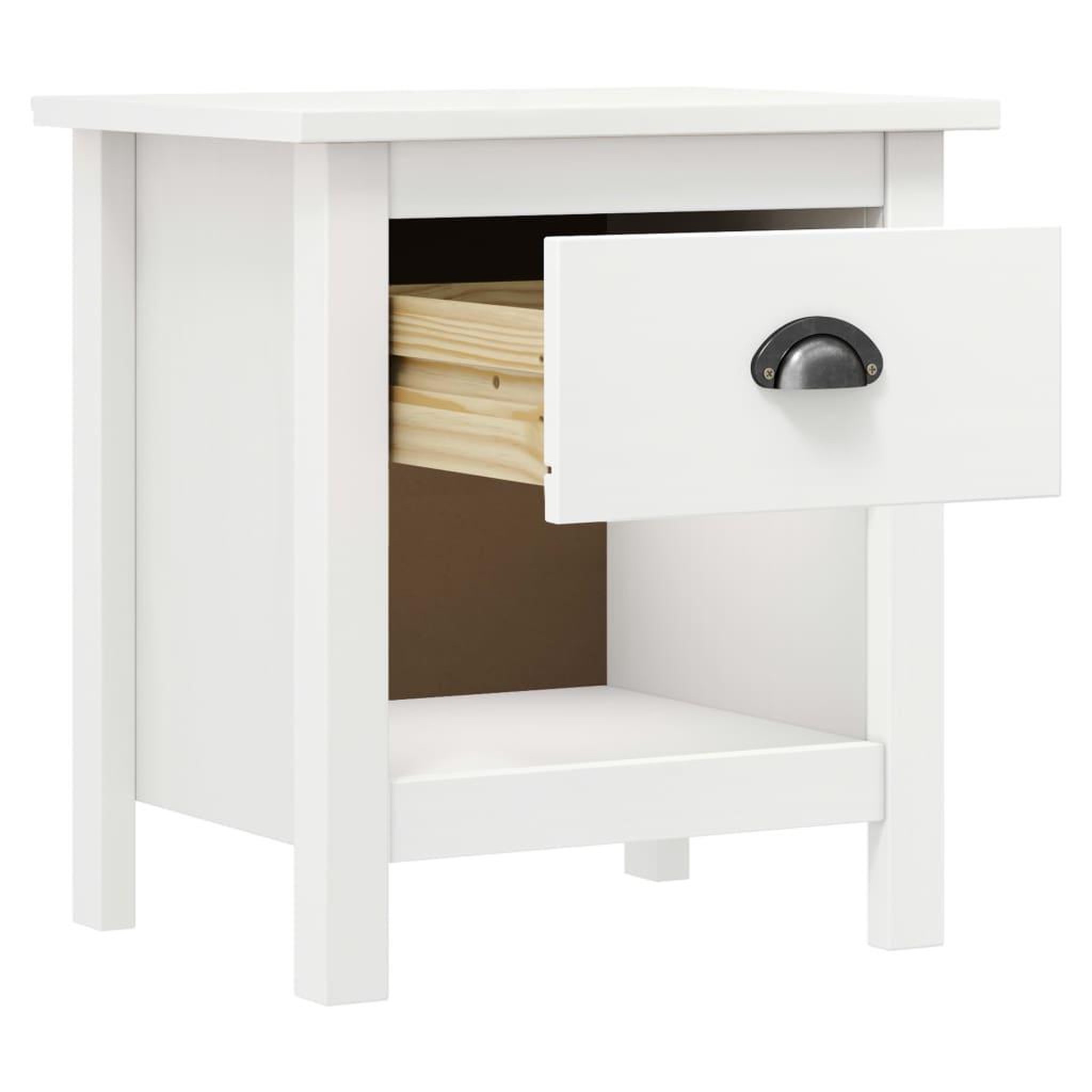 Voir la diapositive 4 : VIDAXL Tables de chevet 2 pcs Hill 46x35x49,5 cm Bois de pin solide