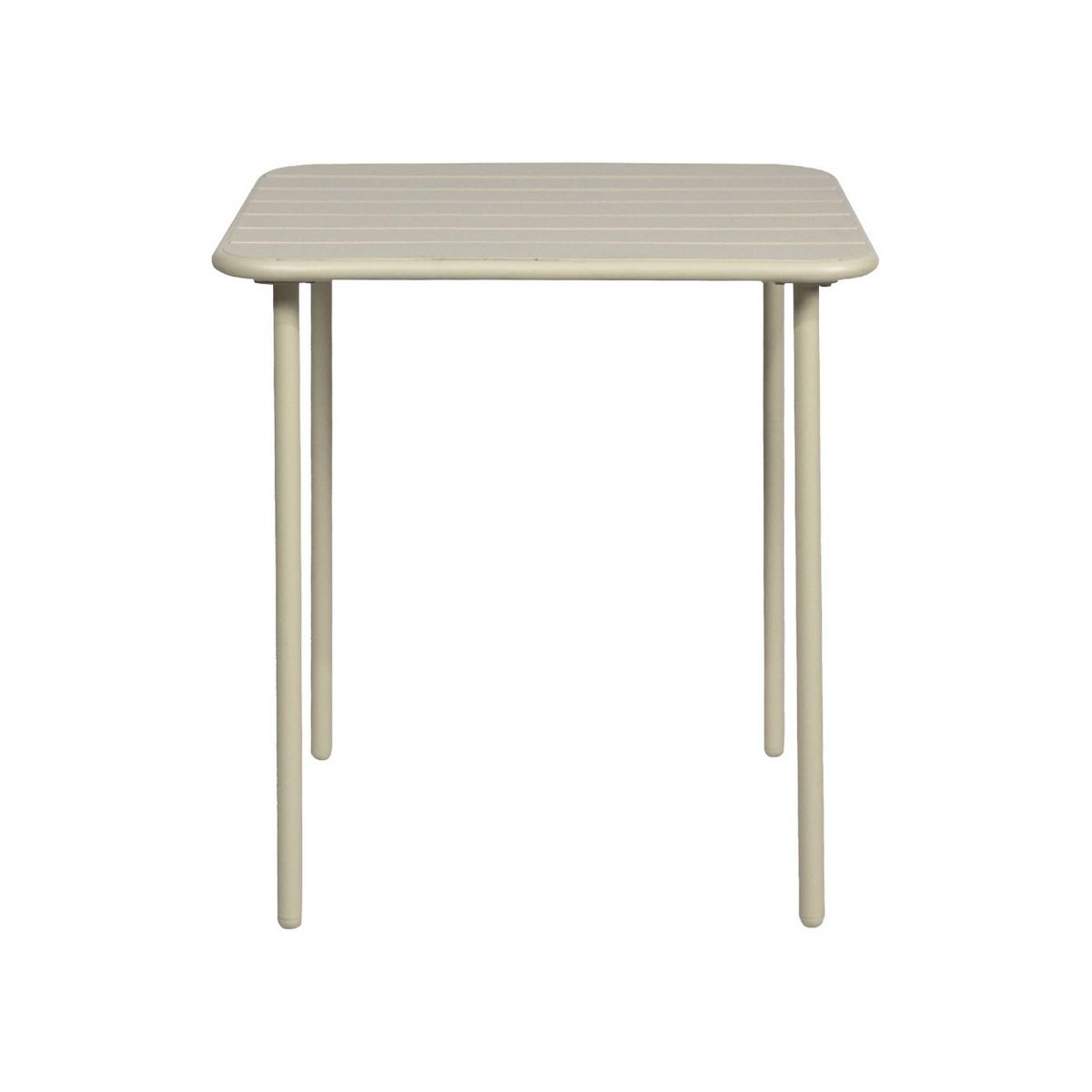 SWEEEK Table de jardin métal 2 places, Amelia 70 x 70cm