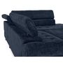 Voir la diapositive 6 : LISA DESIGN Marlo - canapé d'angle droit 5 places convertible avec coffre et têtières en velours texturé