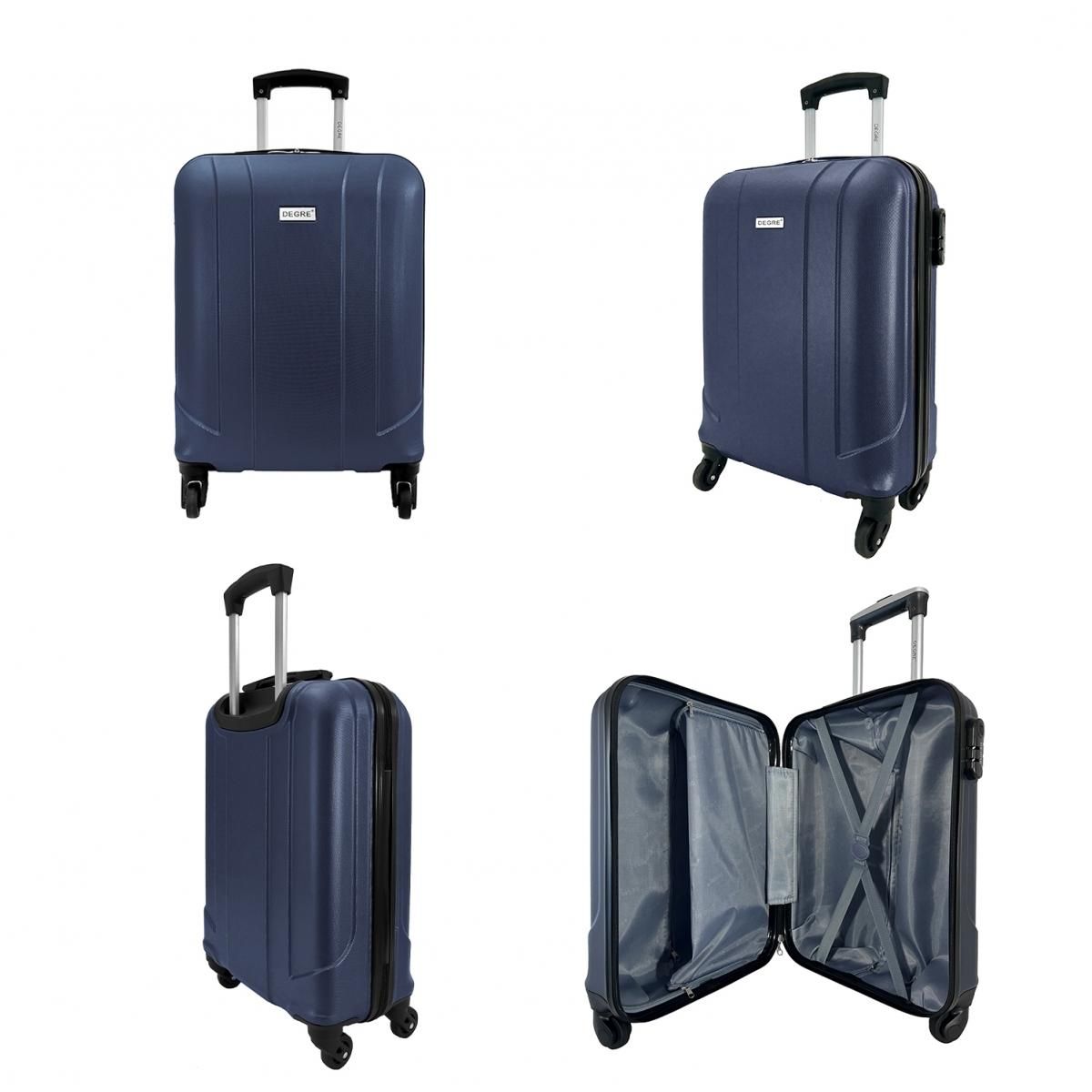Degré Lot 3 valises rigides dont 1 valise cabine