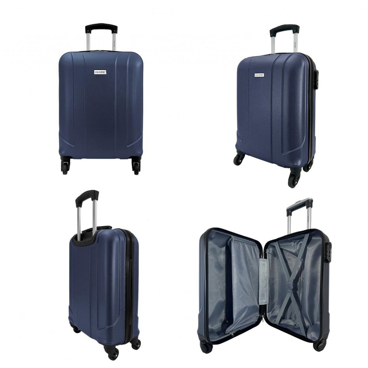 Degré Lot 3 valises rigides dont 1 valise cabine