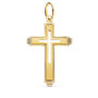 Voir la diapositive 1 : L'ATELIER D'AZUR Pendentif  - Médaille Croix Or 18 Carats 750 Jaune - Chaine Offerte