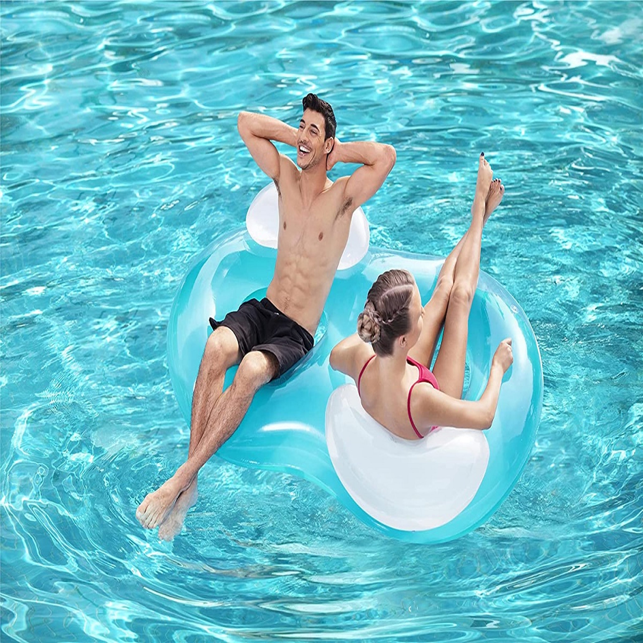 Voir la diapositive 6 : AUCHAN Fauteuil Piscine Bi Place