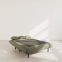Voir la diapositive 3 : BEST MOBILIER Lumi - banquette convertible clic-clac 2 places en velours côtelé