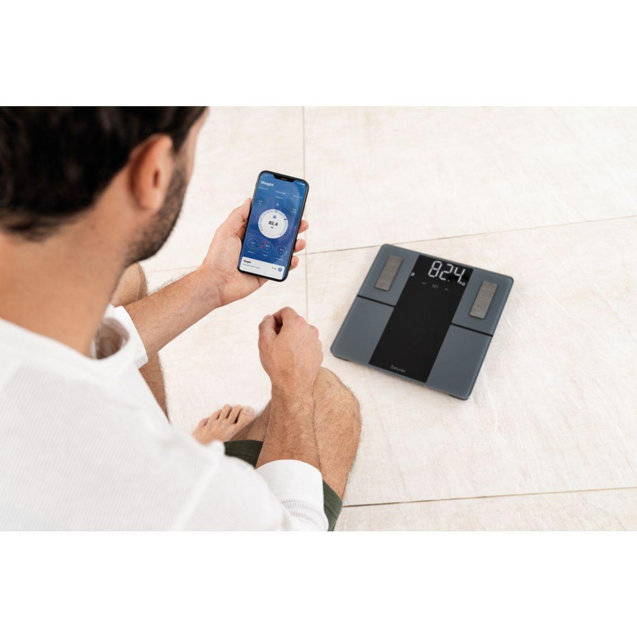 Voir la diapositive 5 : Beurer Pèse personne impédancemètre bf 500 - connecté bluetooth