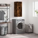 VIDAXL Armoire murale chene fume 34,5x34x90 cm