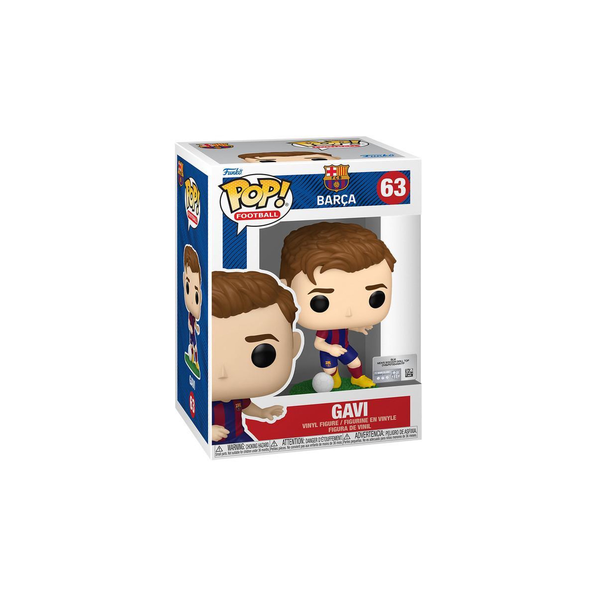 Voir la diapositive 3 : Funko Figurine Funko Pop Football Barcelona Gavi