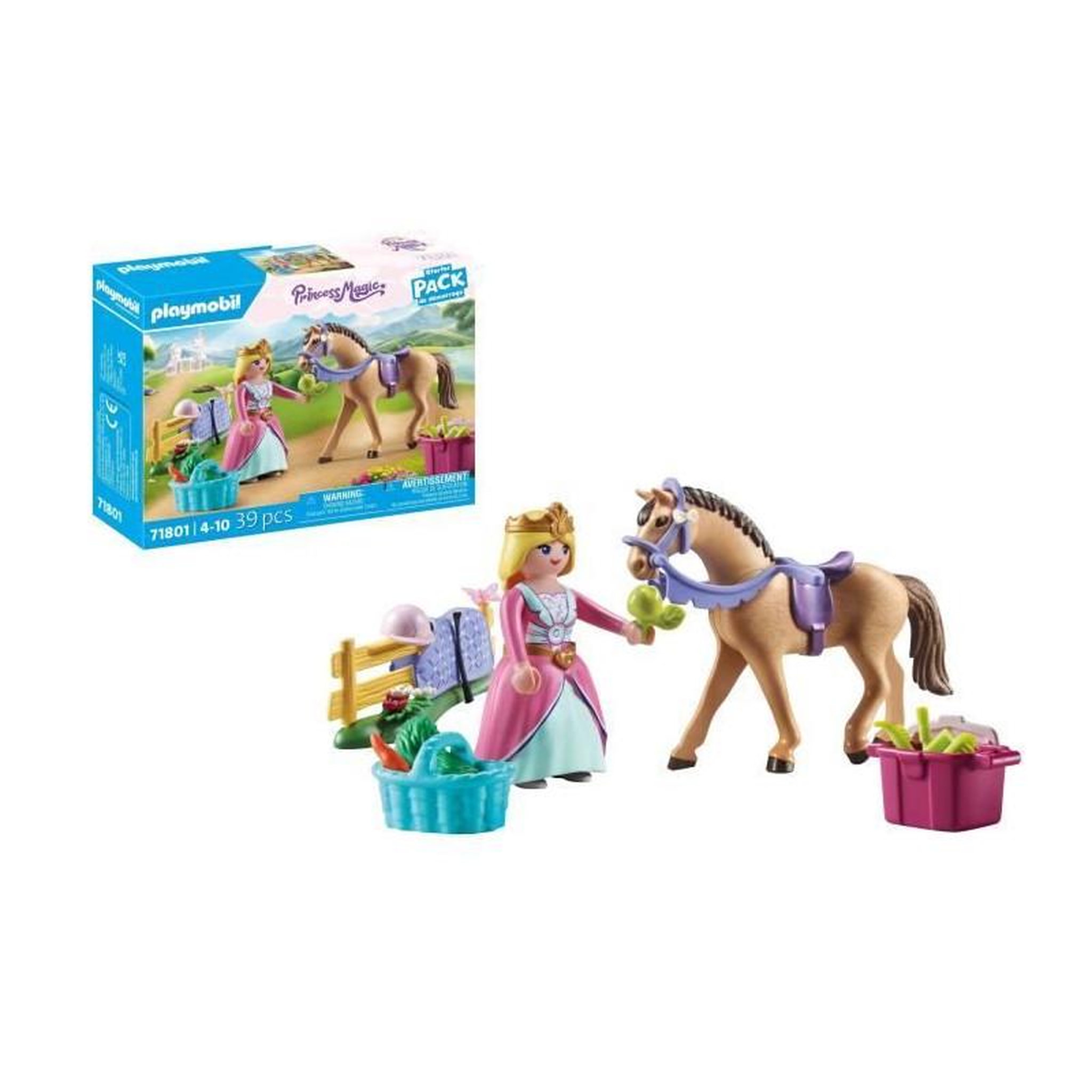 Voir la diapositive 4 : PLAYMOBIL PLAYMOBIL 71801 Princesse cavaliere avec cheval
