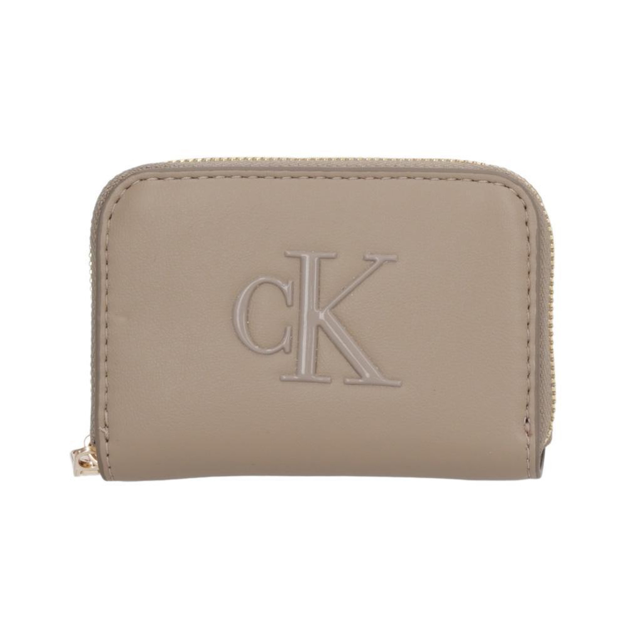 Voir la diapositive 1 : CALVIN KLEIN JEANS Portefeuille Taupe Femme Calvin Klein Jeans Bold
