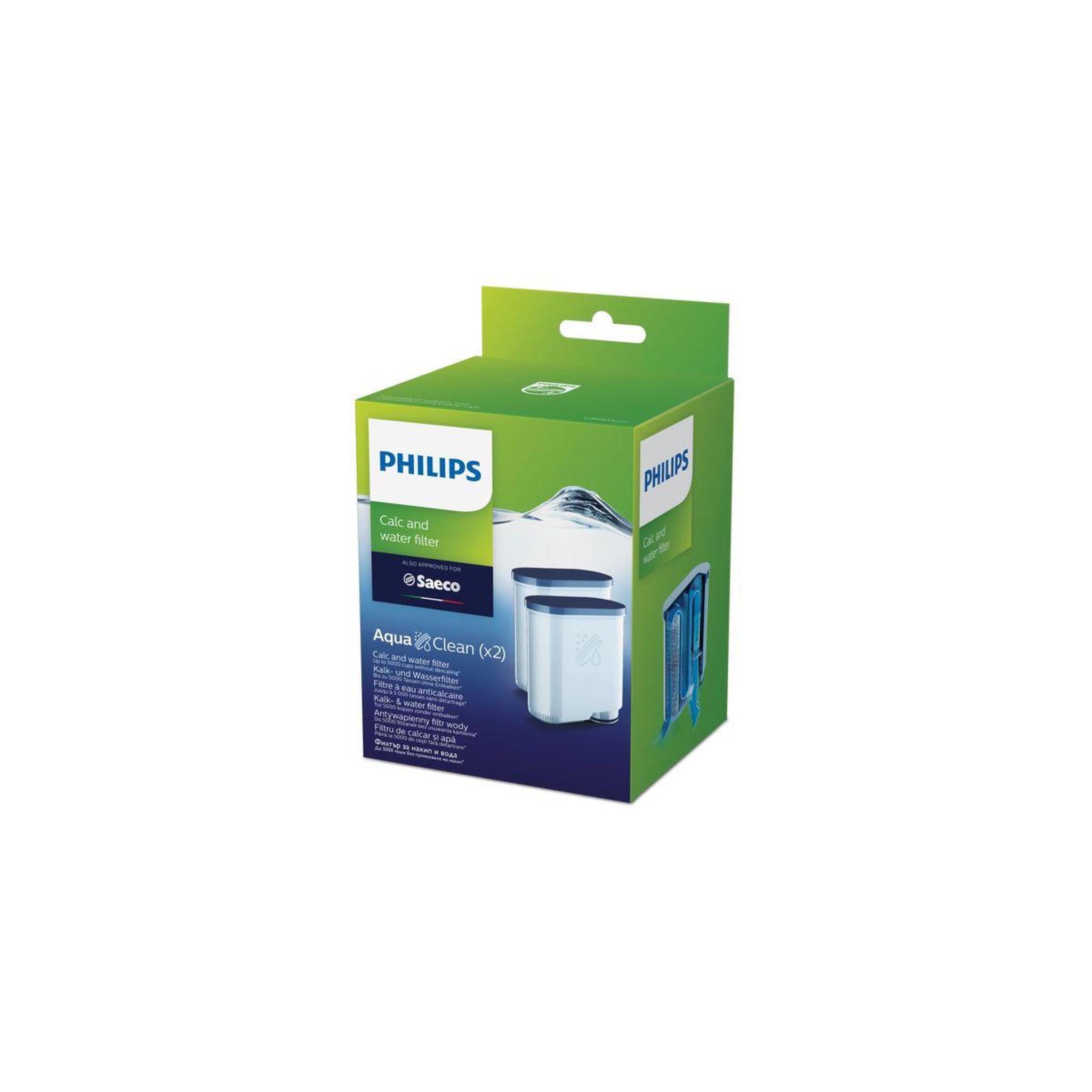 Voir la diapositive 2 : PHILIPS-SAECO Cartouche filtrante aquaclean pour espresso ca6903/10