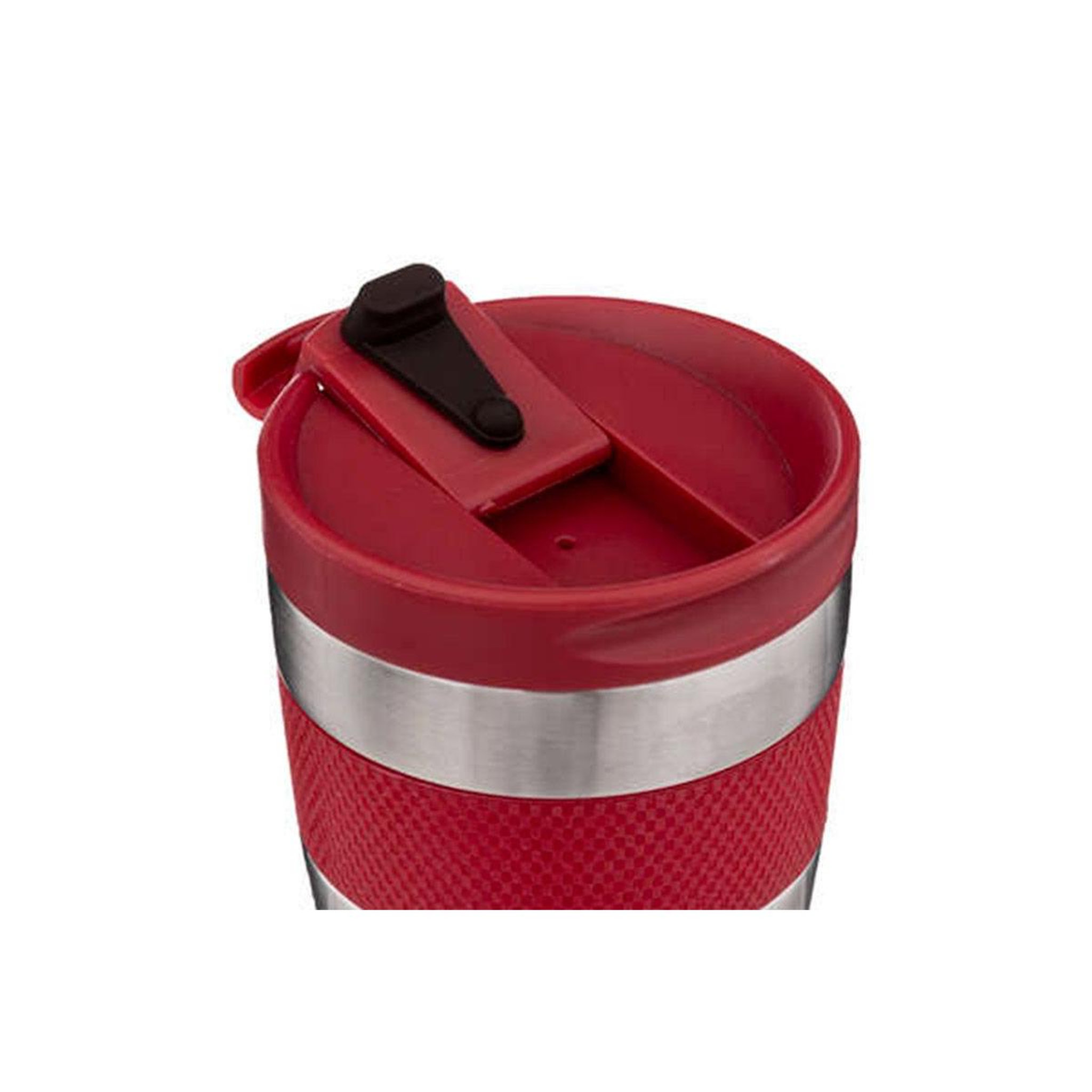 Voir la diapositive 3 : FIVE Mug isolant hermétique  silicone  0,25l rouge