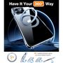 Voir la diapositive 3 : TORRAS Coque intégrale iPhone 15 Pro Max MagSafe + support rot.