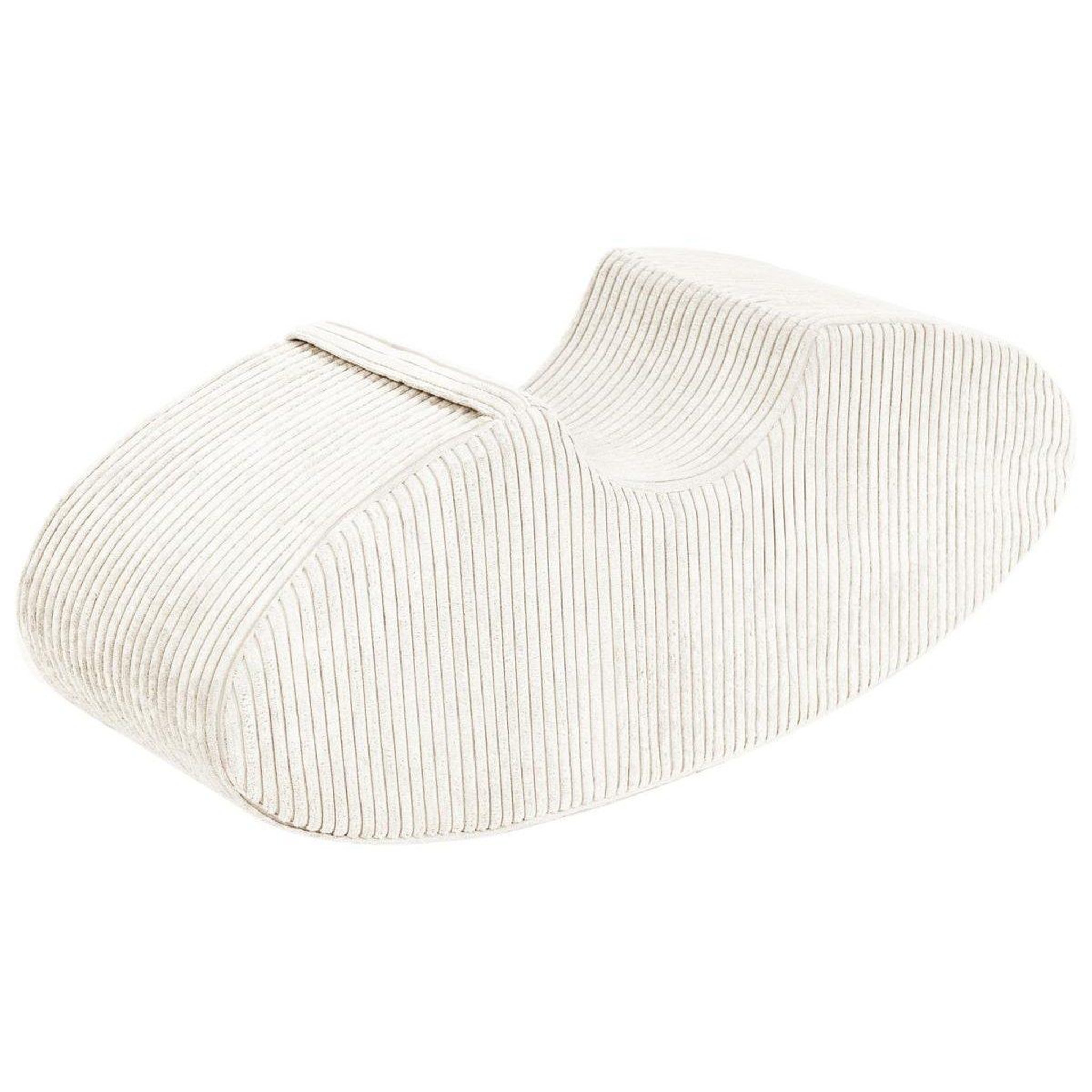 VELINDA Balancelle à bascule Bean Rocker — crème (velours côtelé)