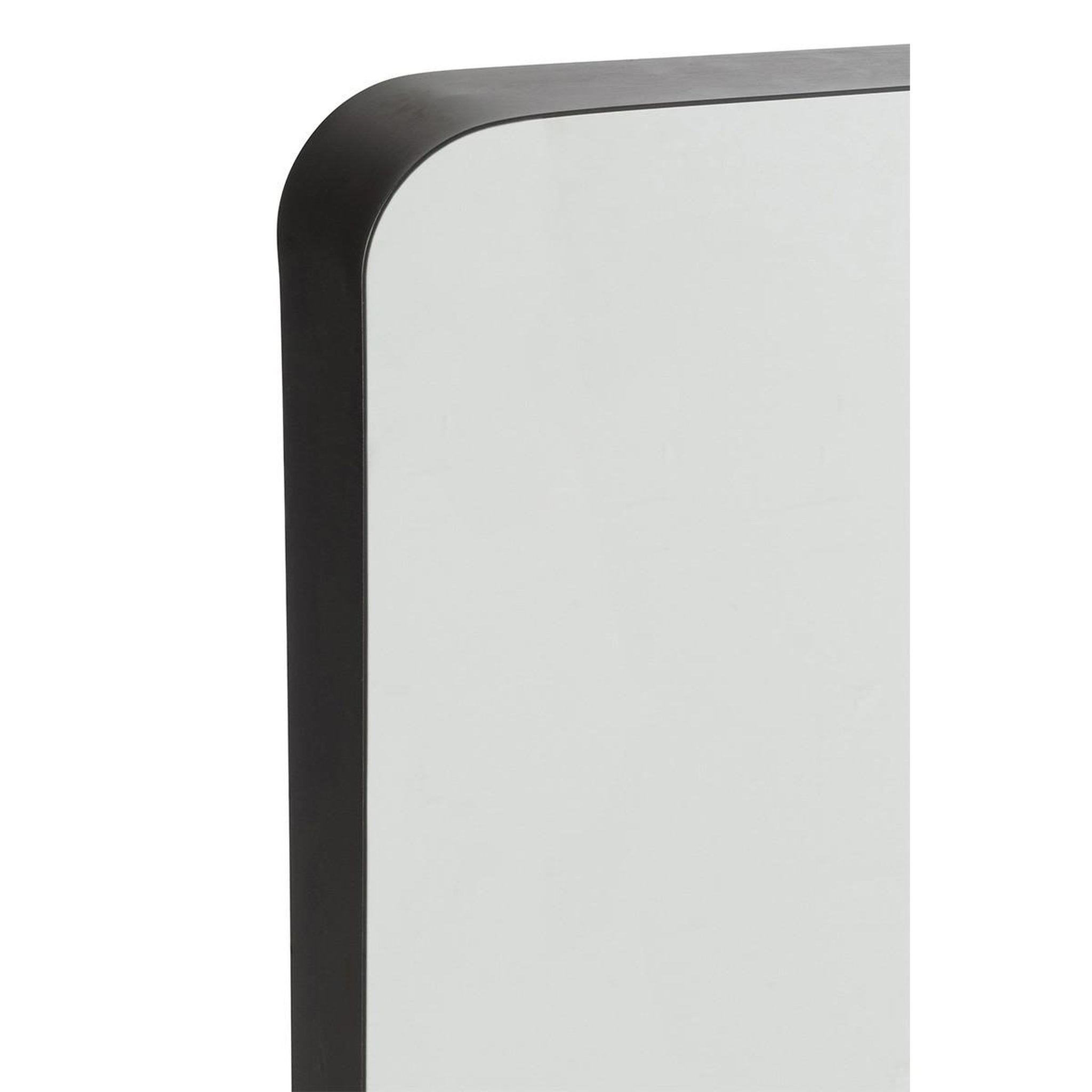 Voir la diapositive 2 : J-LINE Miroir en Métal  Markus  160cm Noir