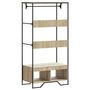 Voir la diapositive 6 : VIDAXL Armoire chêne sonoma 90x50x180 cm bois d ingénierie