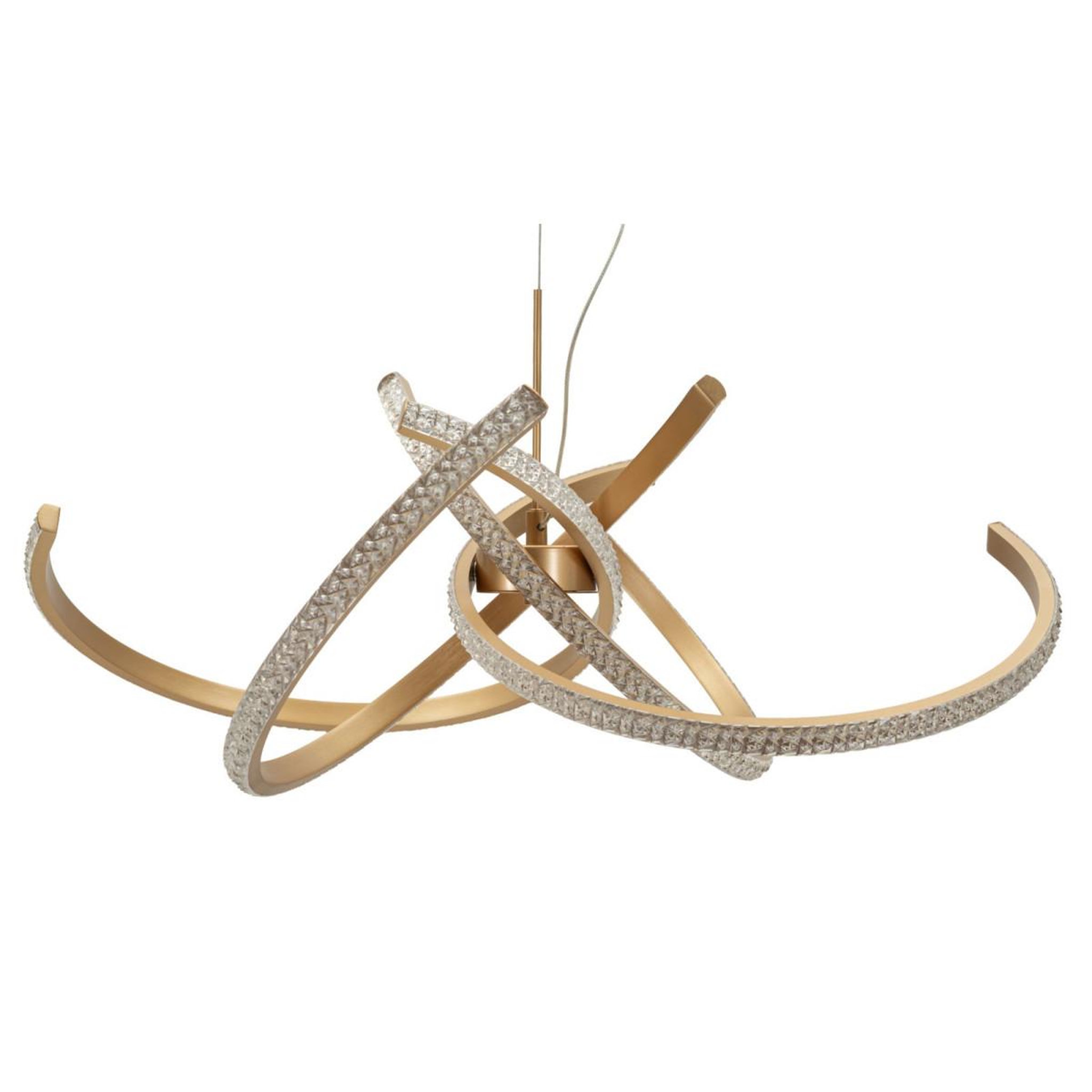 Voir la diapositive 3 : Paris Prix Suspension led  celtic  120cm or
