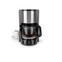 Voir la diapositive 3 : NEDIS Cafetière filtre 12 tasses 1000w noir/argent - KACM260EBK